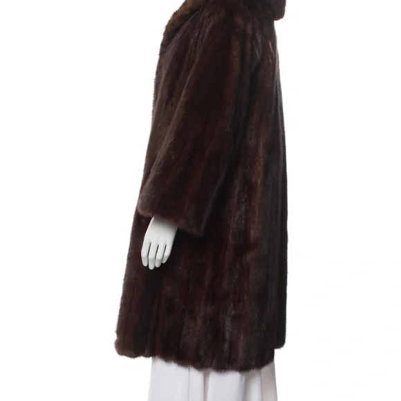 Amazing vintage brown mink coat - Picture 3 of 8